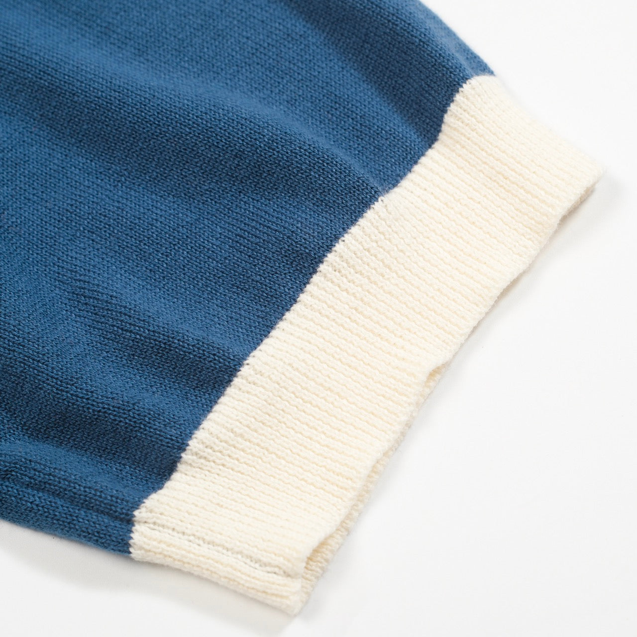 Blue Knit T-shirt for Men - Designed by Lim Heng Swee