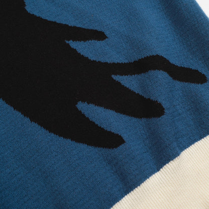 Blue Knit T-shirt for Men - Designed by Lim Heng Swee