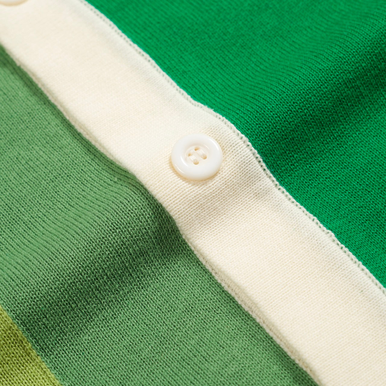 Vintage knitted cardigan for men, green