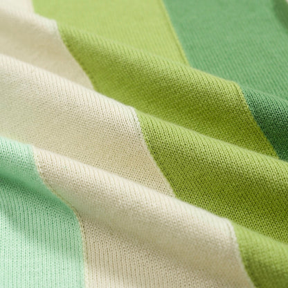 Vintage knitted cardigan for men, green