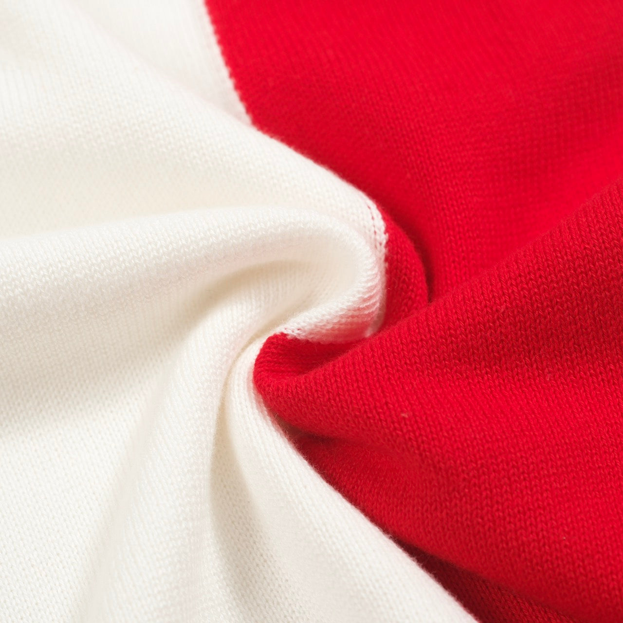 Vintage 69V White Knitted Polo for Men