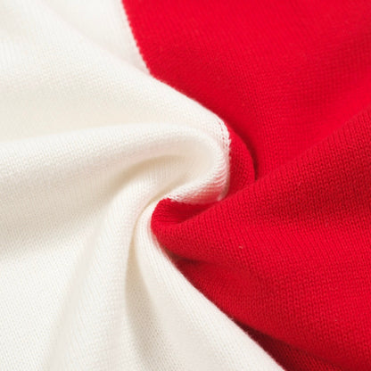 Vintage 69V White Knitted Polo for Men