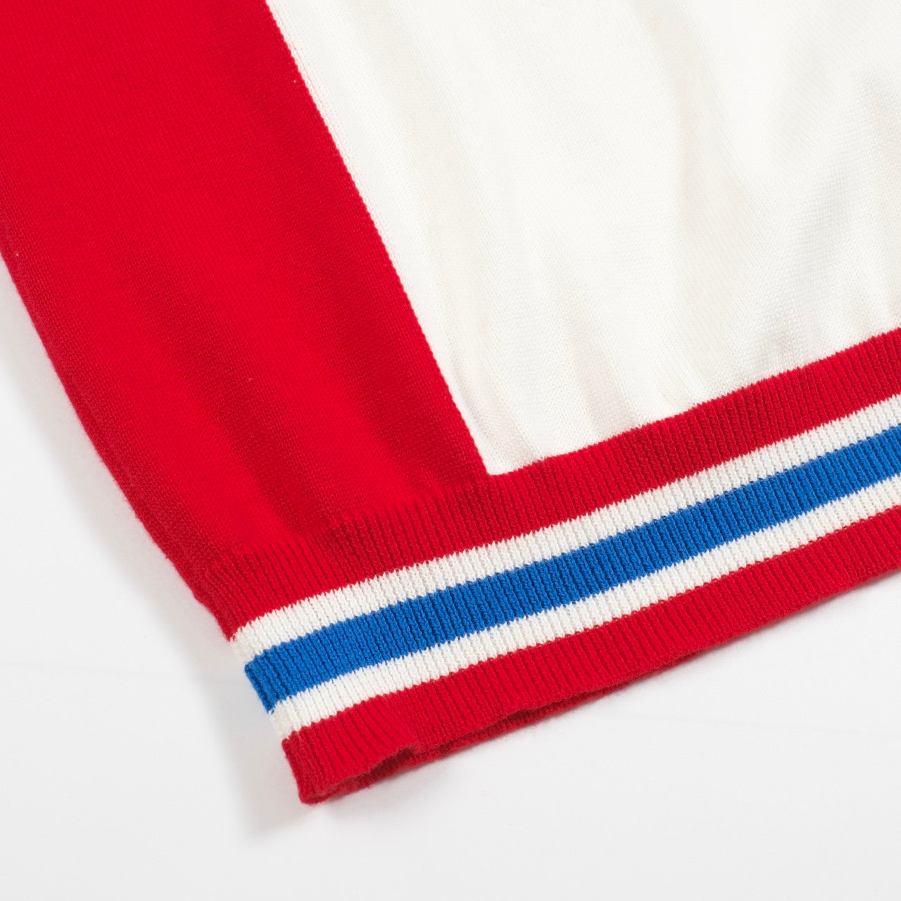 Vintage 69V White Knitted Polo for Men