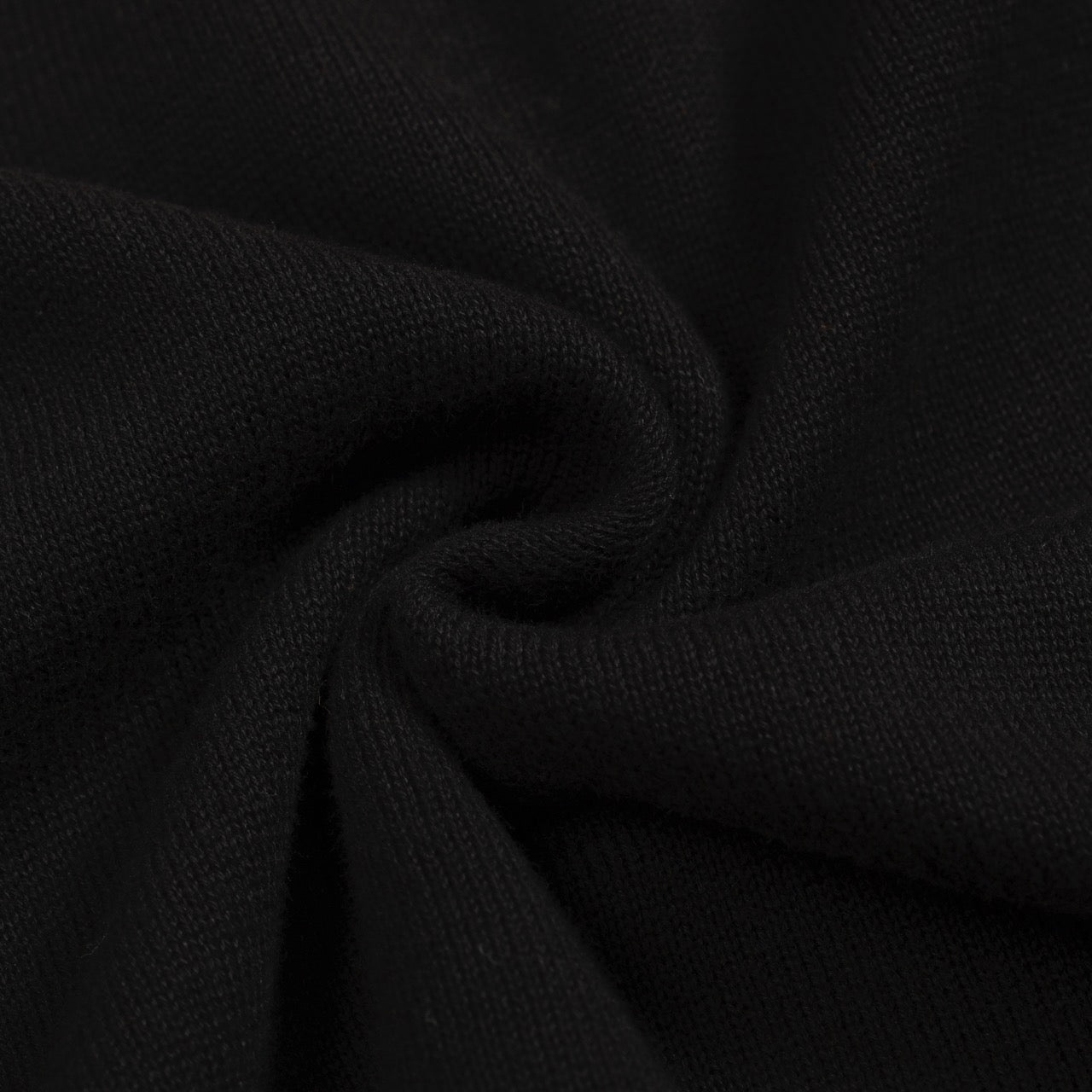 Men's Black Striped Retro Polo