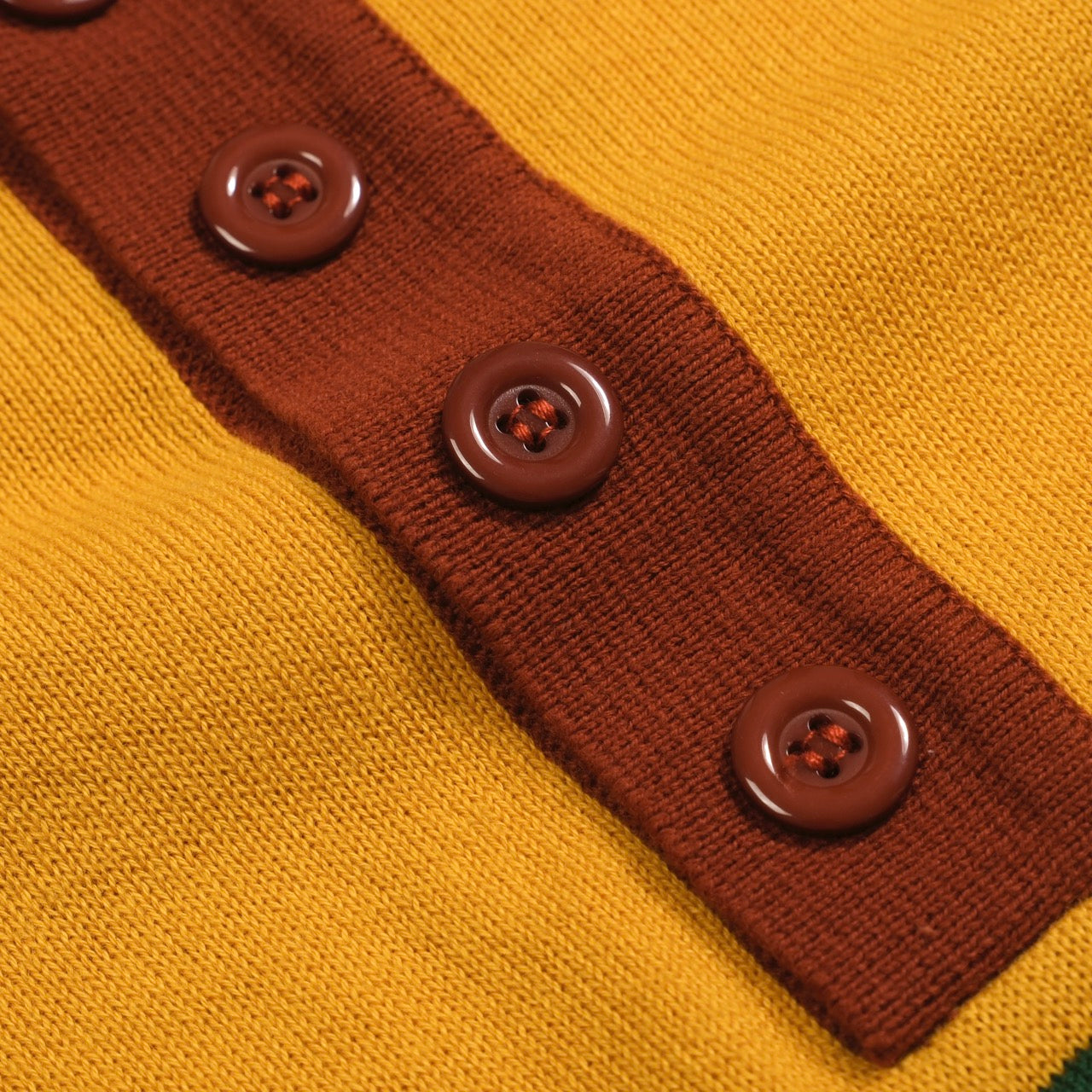 Vintage Red Jacquard Polo for Men