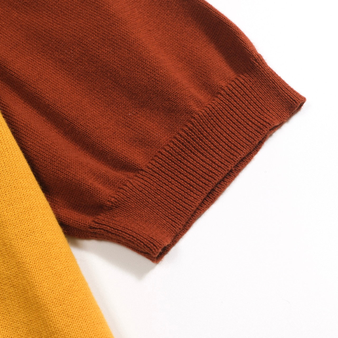 Vintage Red Jacquard Polo for Men