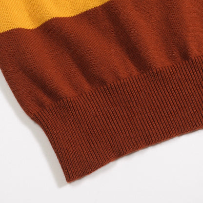 Vintage Red Jacquard Polo for Men