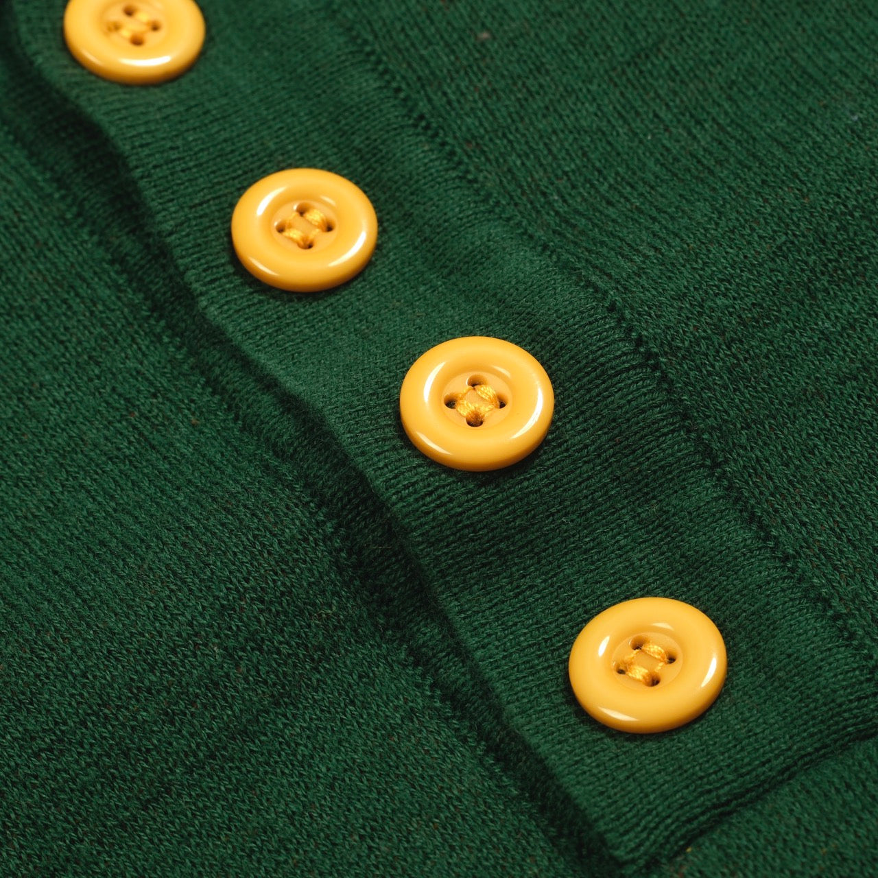 Vintage green jacquard polo for men