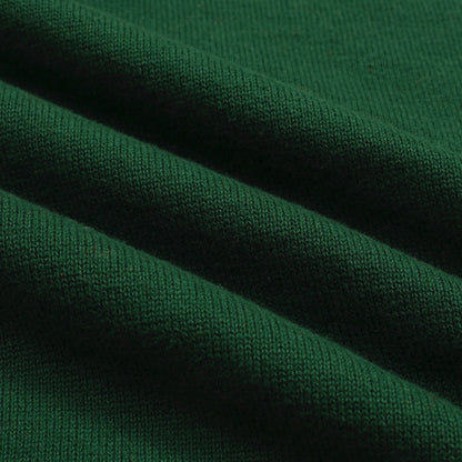 Vintage green jacquard polo for men