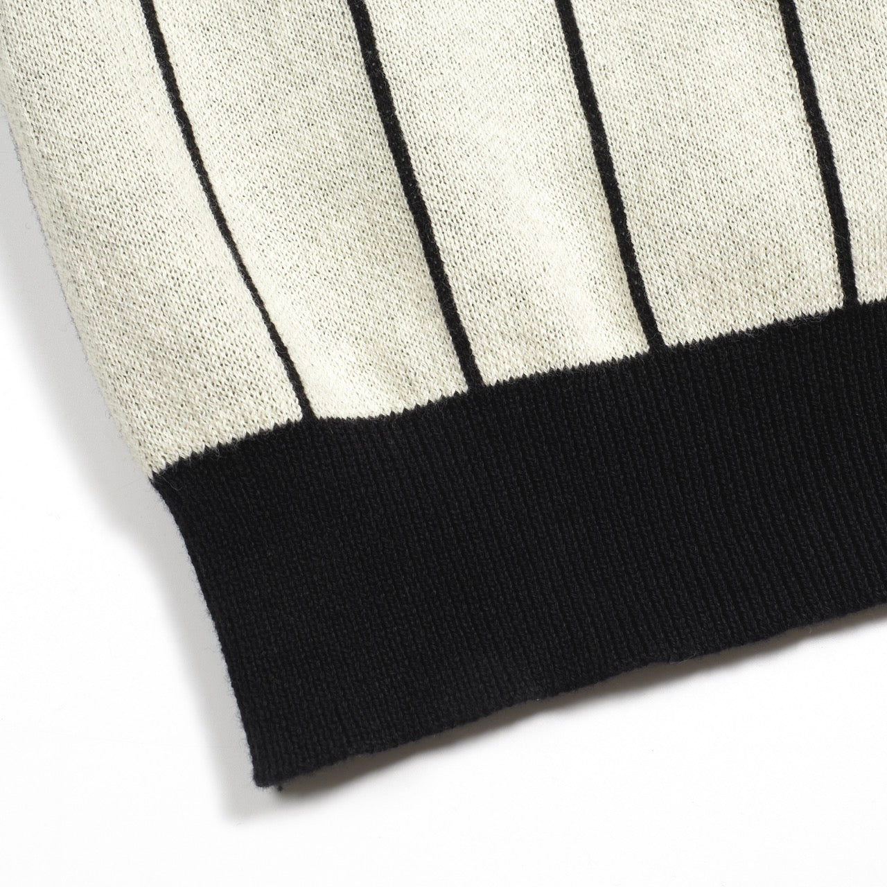 Retro Black Knitted Jacquard Cardigan for Men