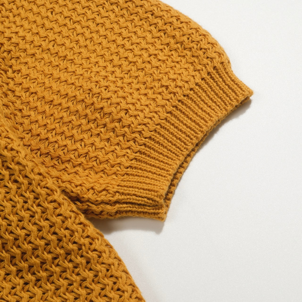 Casual Khaki V-Neck Knitted Polo for Men