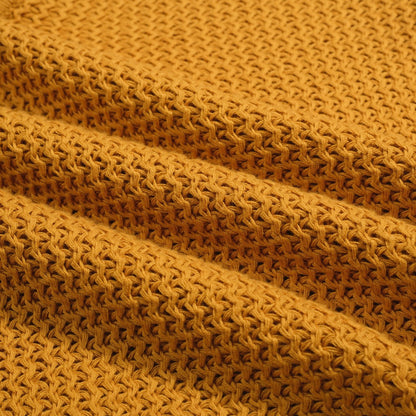 Casual Khaki V-Neck Knitted Polo for Men