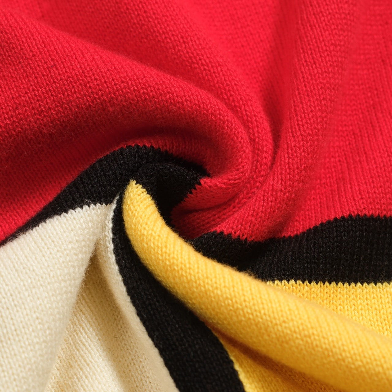 Retro Colourful Knitted Cardigan for Men in Blue