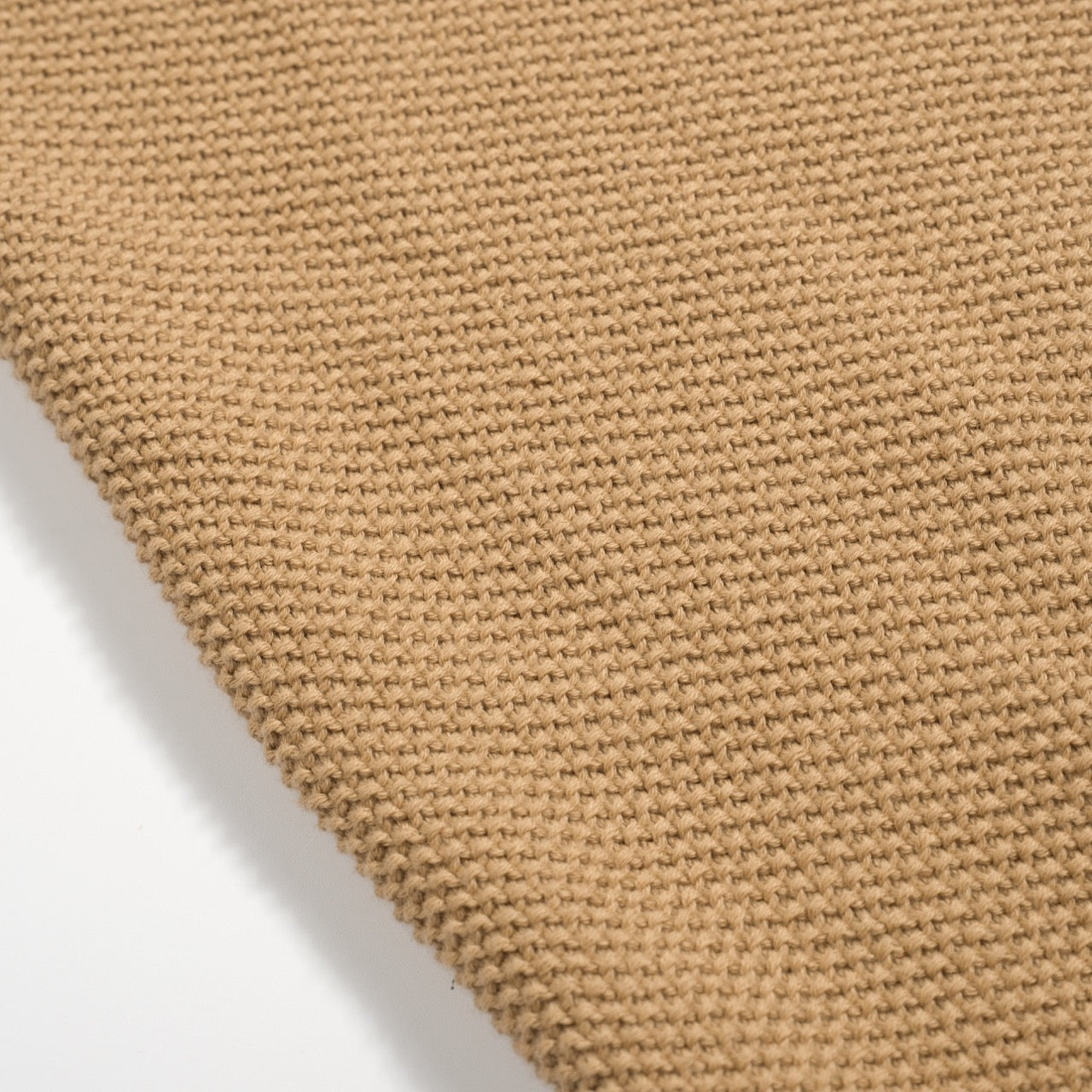 Men's Retro Knitted Polo in Khaki