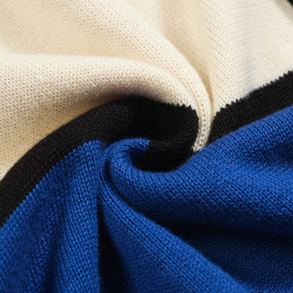 Vintage 1960s Men's Jacquard Knit Cardigan