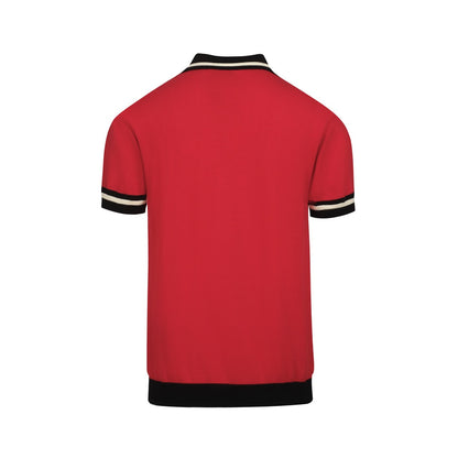 Vintage 1960s Men's Jacquard Knit Cardigan