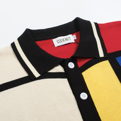 Vintage 1960s Men's Jacquard Knit Cardigan