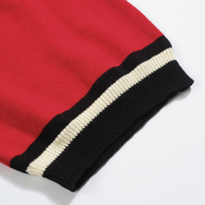 Vintage 1960s Men's Jacquard Knit Cardigan