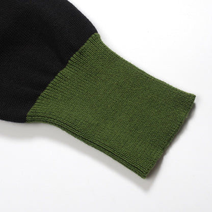 Vintage black jacquard polo for men