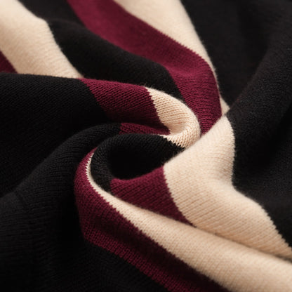 1960s Men's Black Retro Knitted Cardigan