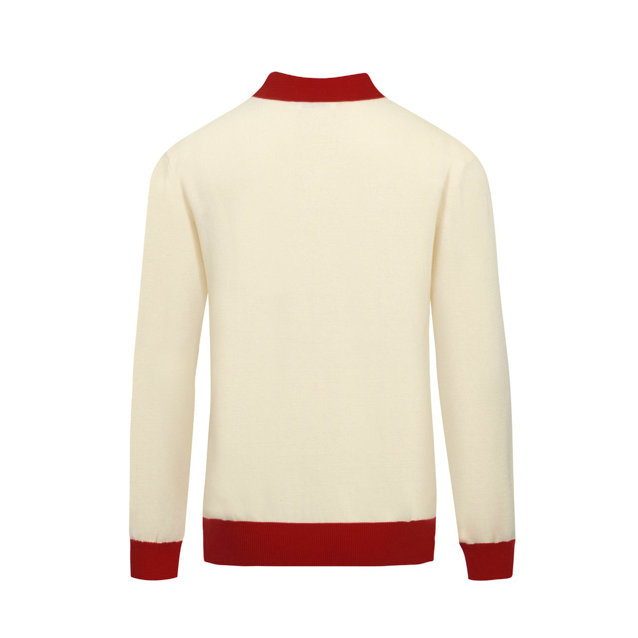 Men's Apricot Floral Jacquard Polo