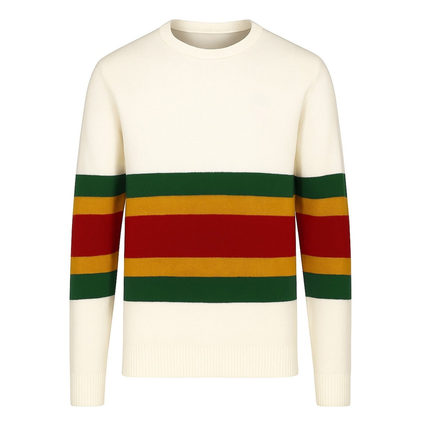 Casual Vintage Aesthetic Knit Pullover for Men