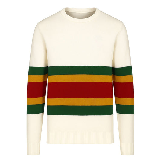 Casual Vintage Aesthetic Knit Pullover for Men