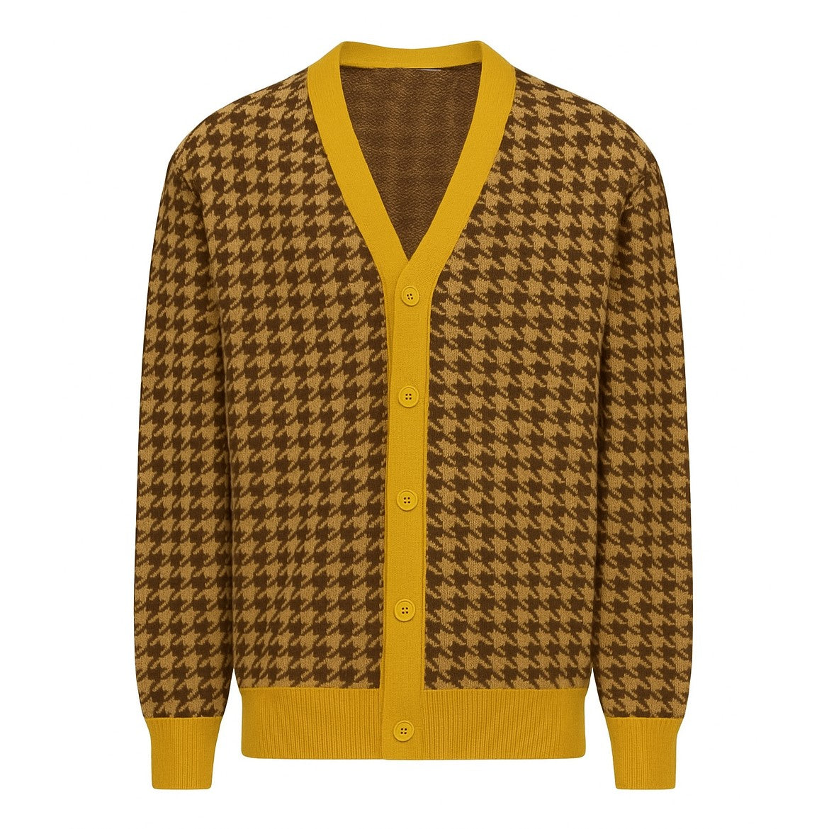Primrose Yellow Jacquard Jacket for Men