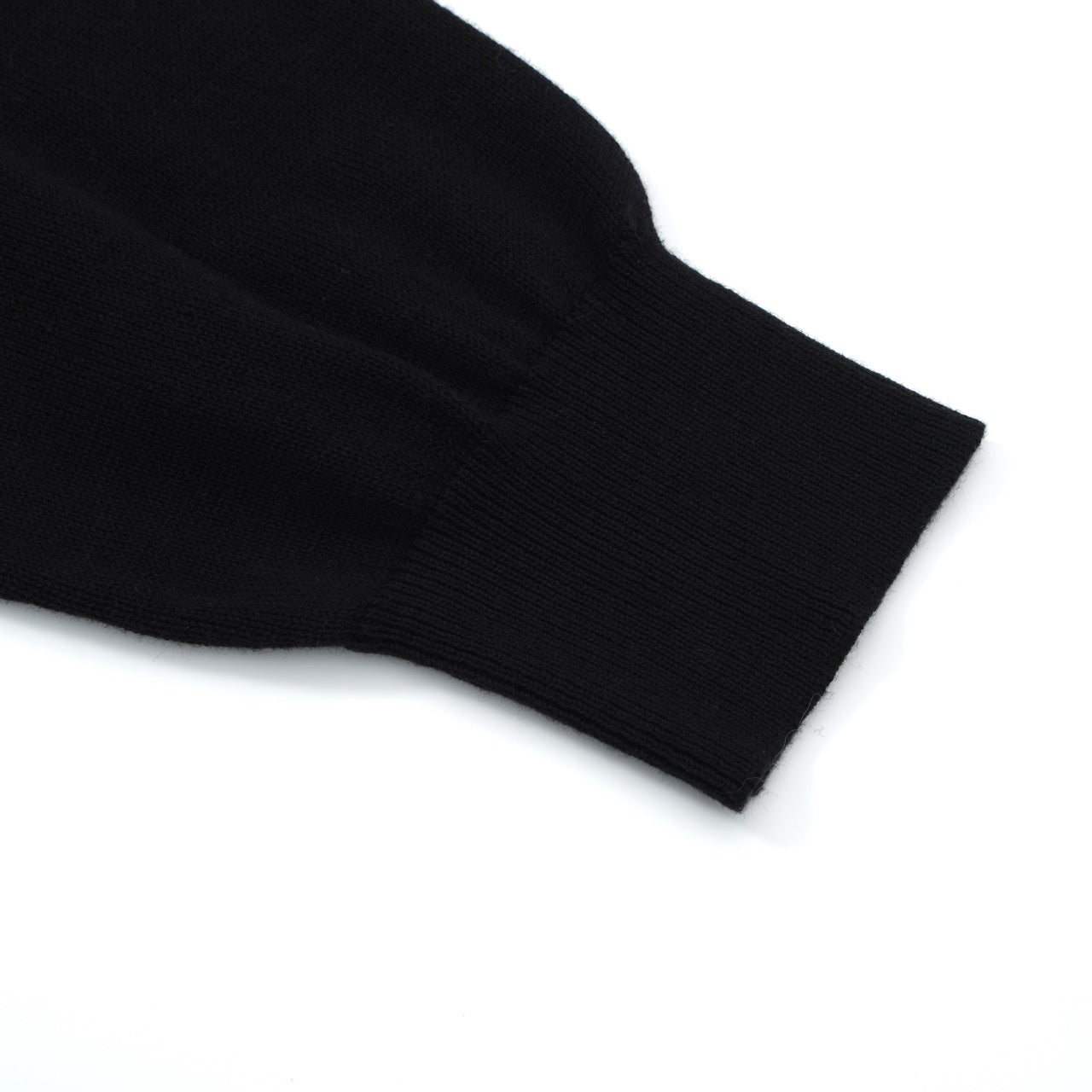 1970s Retro Zip-Up Knitted Jacket for Men – Vintage Black with Red and White Vertical Stripes