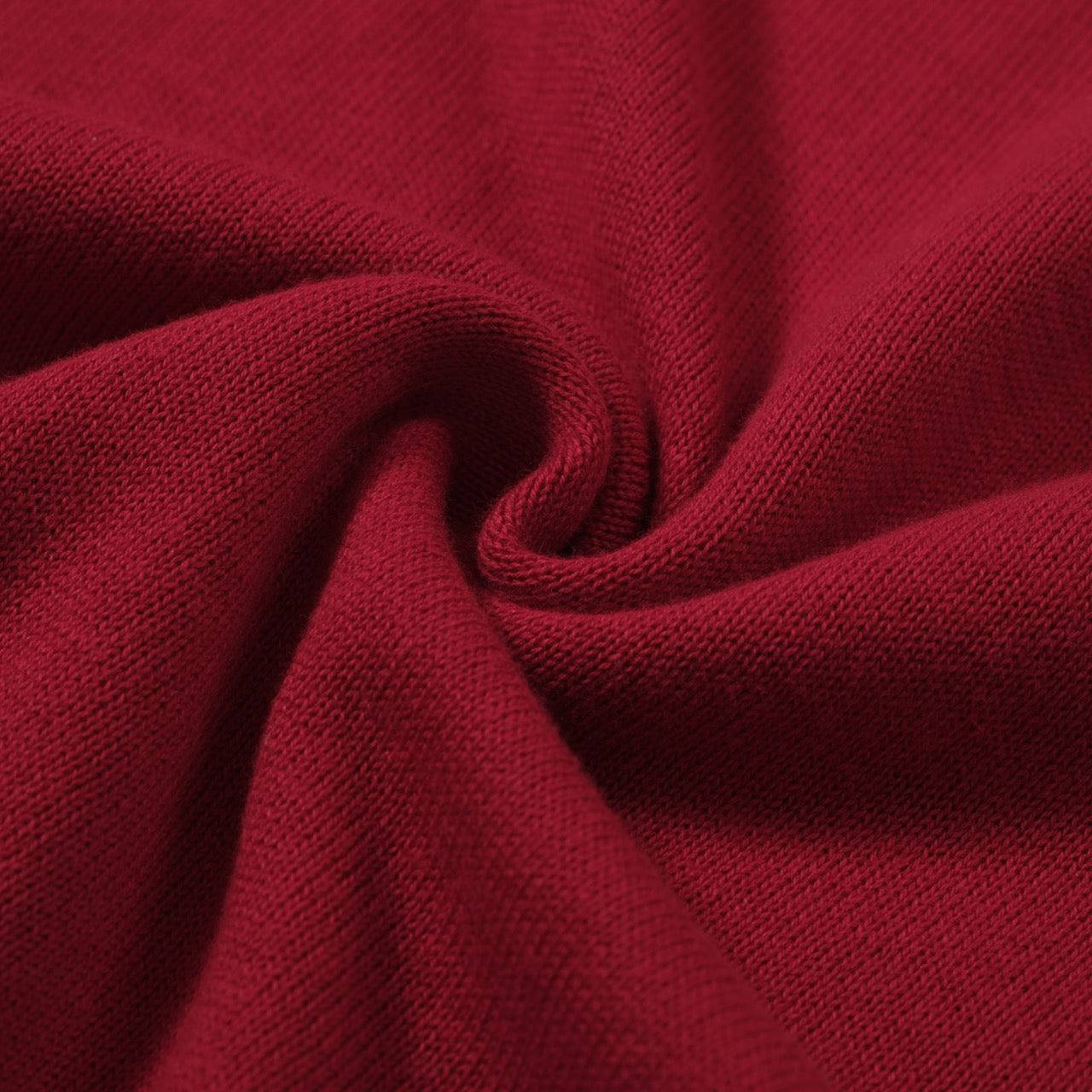 Red Knit Polo Mod 60s for Men – Retro Casual Shirt with Contrast Details