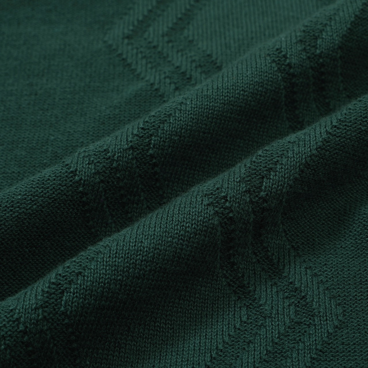 1960s Men's Green Knit Polo – Retro Brown Collar and Cuffs