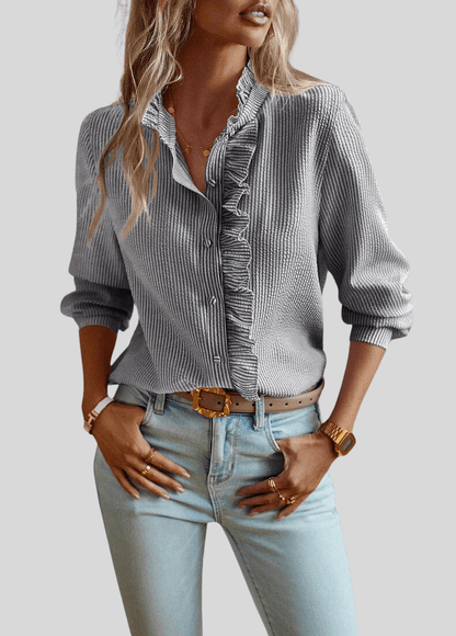 Alina | Elegant Ruffled Blouse