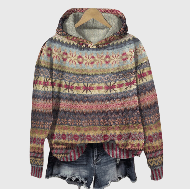 Warm Norwegian Style Hoodie for Women - Avril