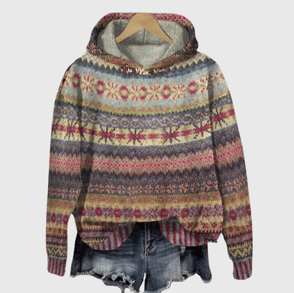 Warm Norwegian Style Hoodie for Women - Avril