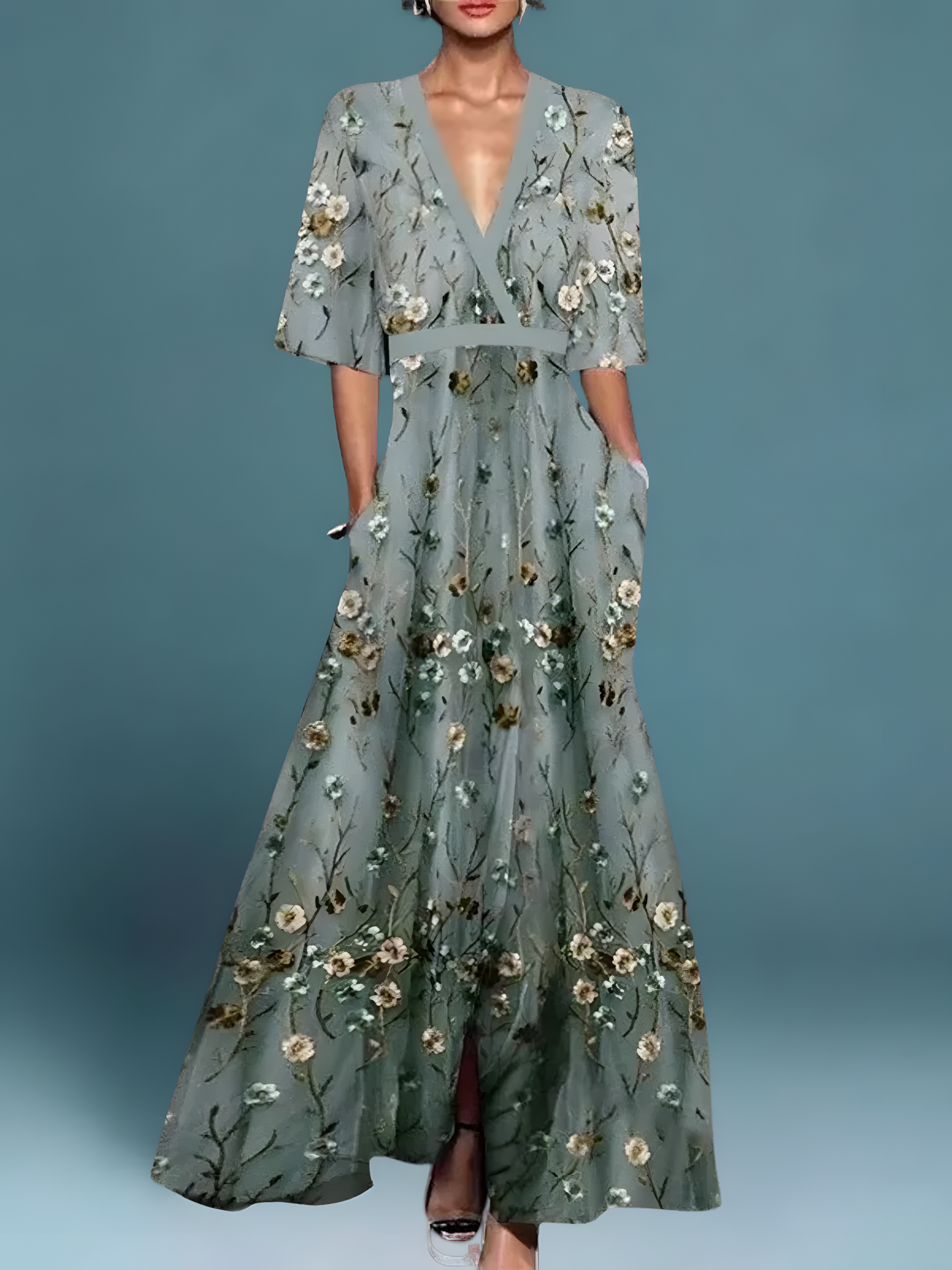 Marisa™ | Elegant Floral Dress