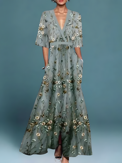 Marisa™ | Elegant Floral Dress