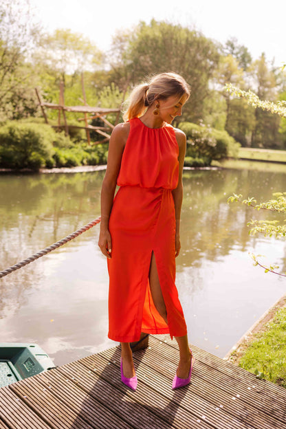 Anavella™ - Elegant Summer Midi Dress