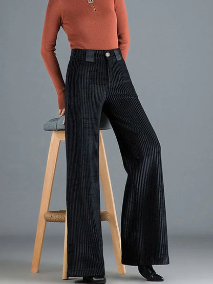 Ophélina - Elegant Corduroy Trousers