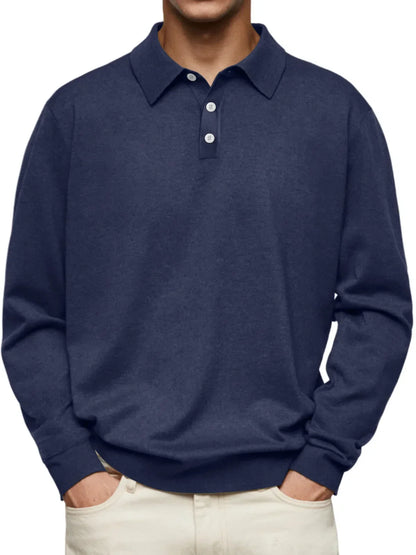 Luc – Casual Long Sleeve Polo