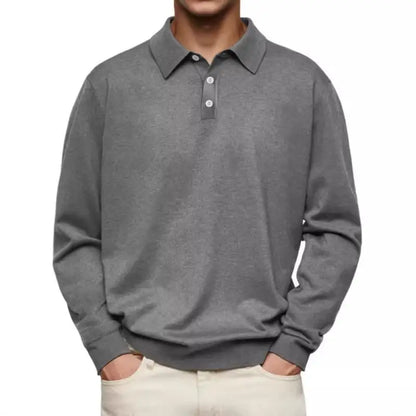 Luc – Casual Long Sleeve Polo