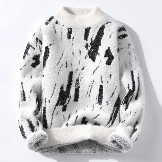 Clément - Soft and Abstract Knit Jumper