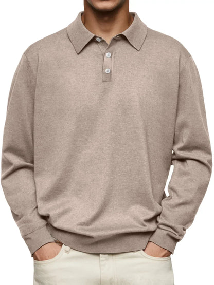 Luc – Casual Long Sleeve Polo