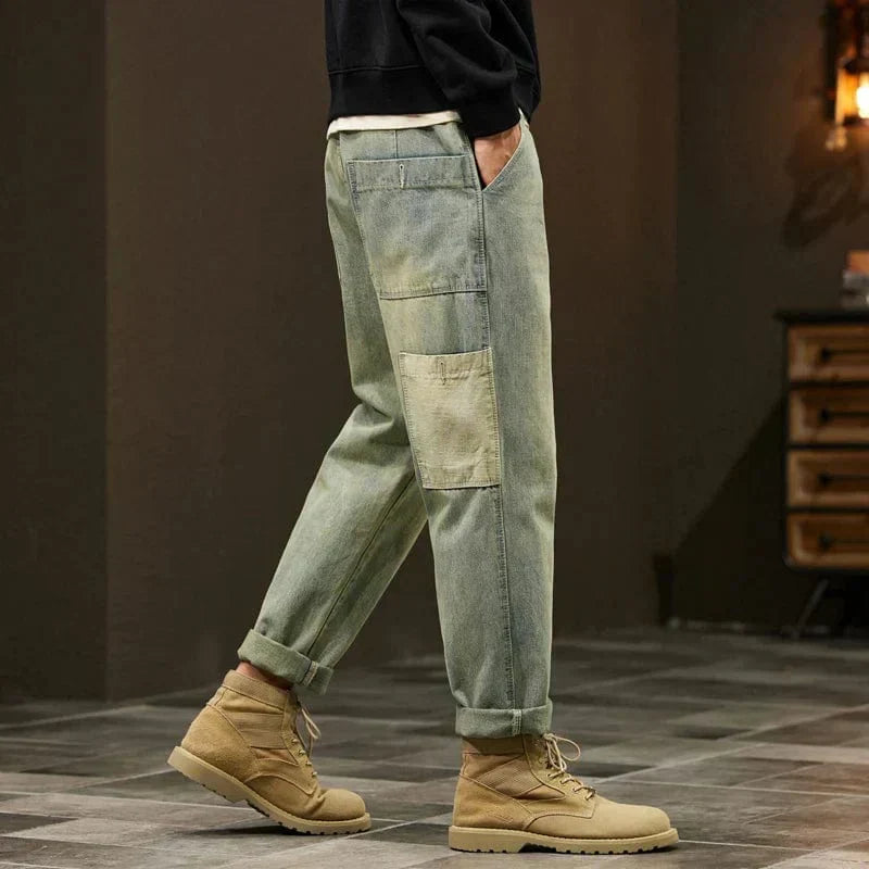 Vianney - Retro Fort Clay Jeans with Relaxed Fit