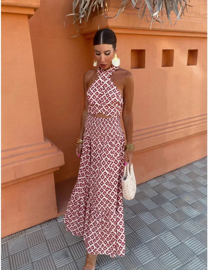 Mickay™ | Chic Midi Dress for Women with Off-Shoulder Design