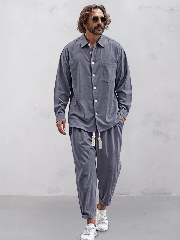 100% Cotton Comfortable Shirt Set