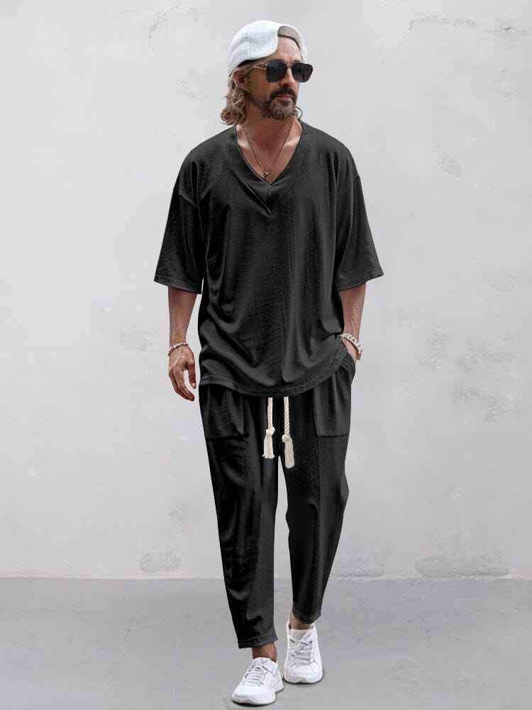 Casual and Trendy 2-Piece T-Shirt Set