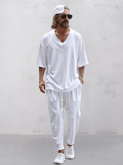 Casual and Trendy 2-Piece T-Shirt Set