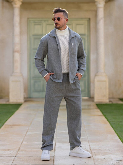 Regular Fit Athleisure Jacket Set