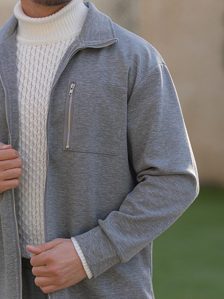 Regular Fit Athleisure Jacket Set