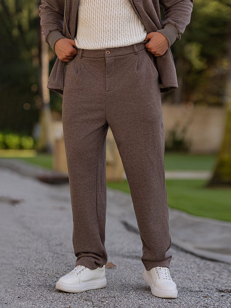 Minimalist Zip-Up Jacket Set